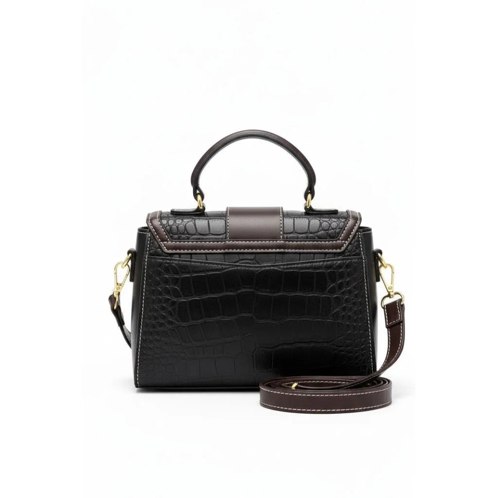 Regal Croc Lock Satchel