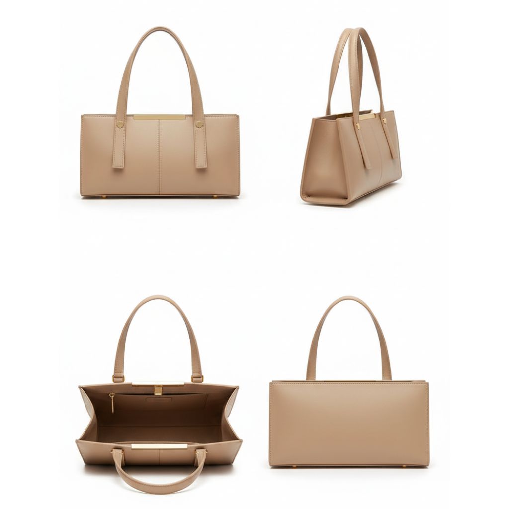 Modern Structured Work Tote