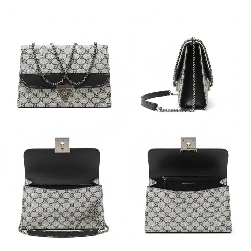 Monogram Elegance Chain Bag