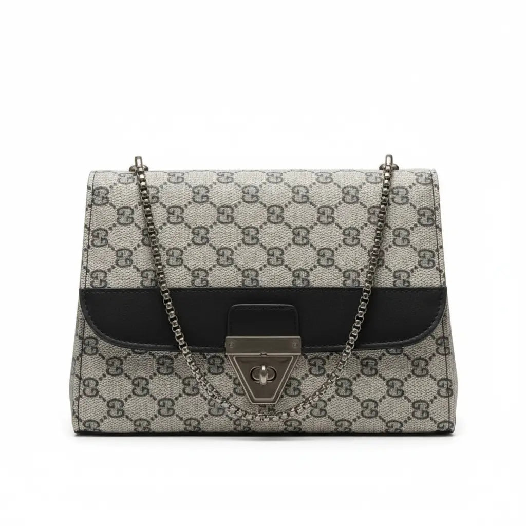 Monogram Elegance Chain Bag