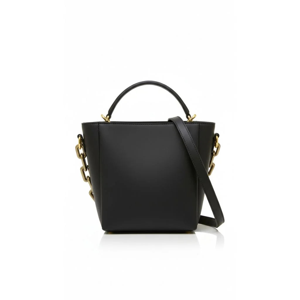 Golden Chain Bucket Satchel