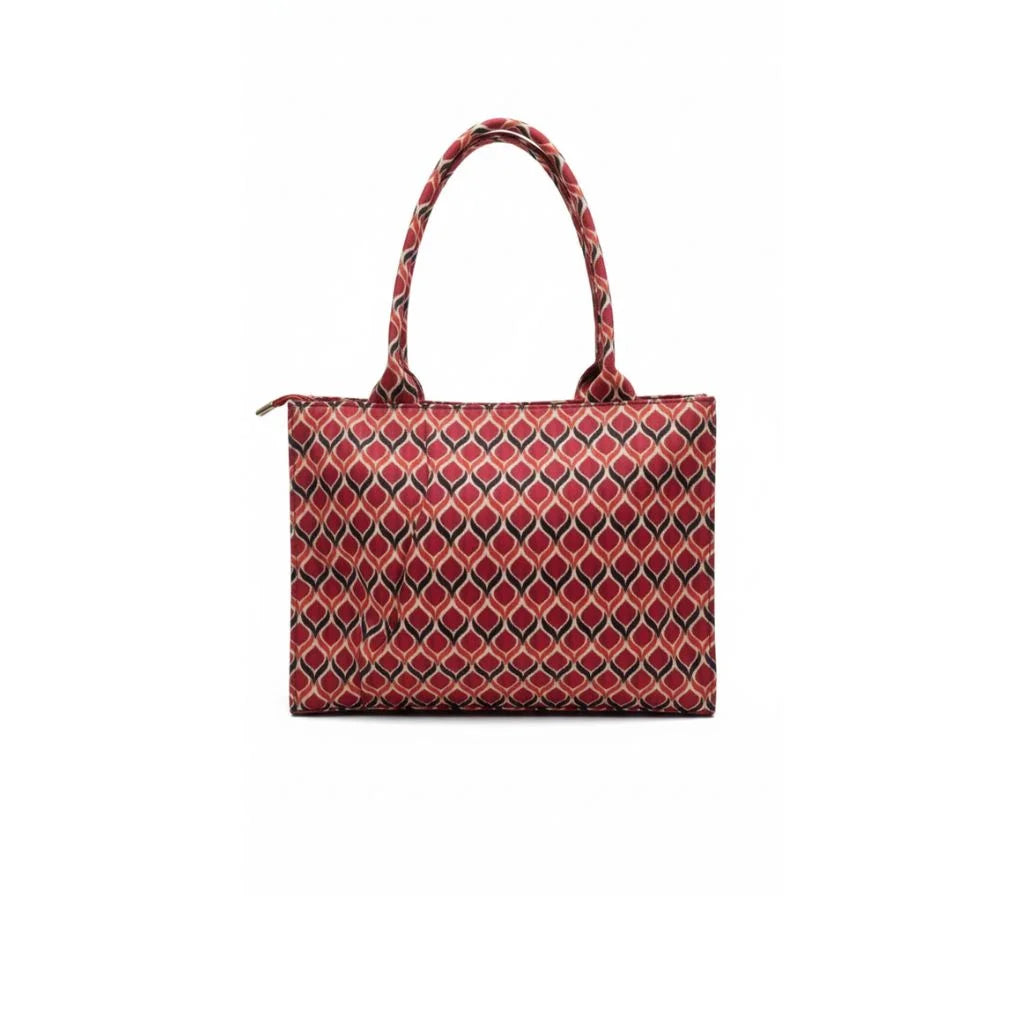 Classic Patterned Fabric Tote