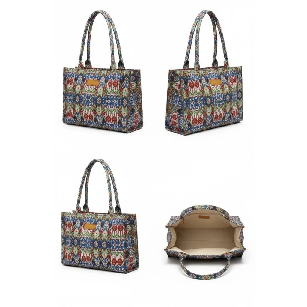 Mosaic Charm Fabric Tote