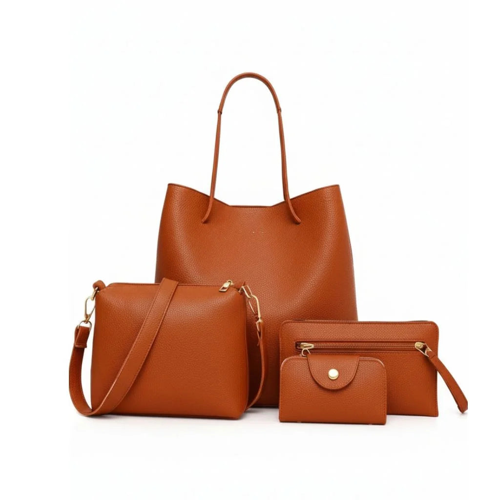 Noir Mode 4-in-1 Handbag Set