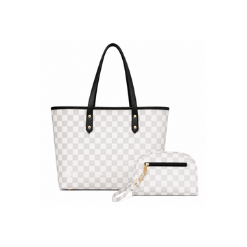 Classic Everyday Tote Bag with Removable Wristlet Pouch