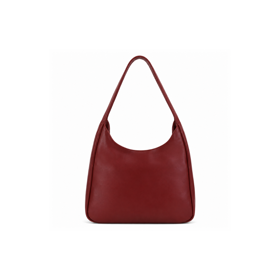 Carmine Luxe Shoulder Hobo Bag
