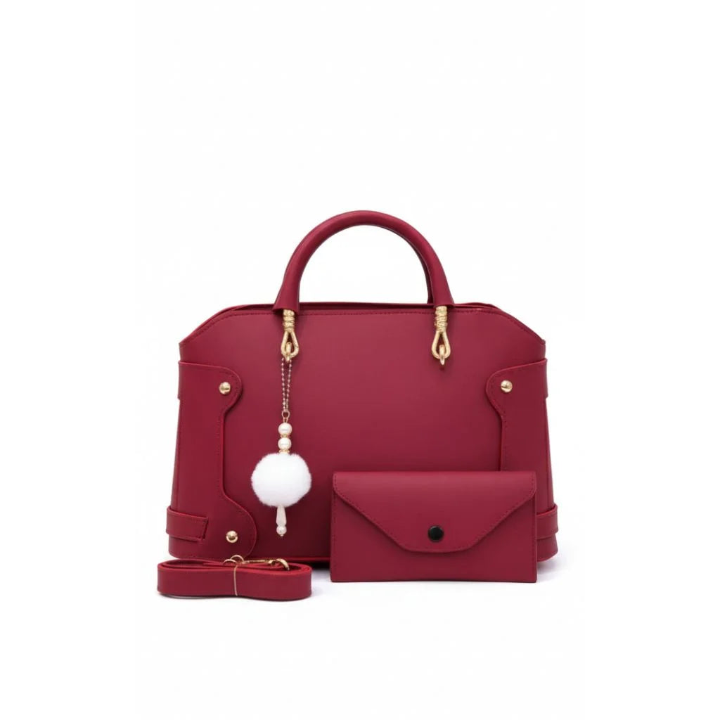 Elegant Dome Satchel Handbag