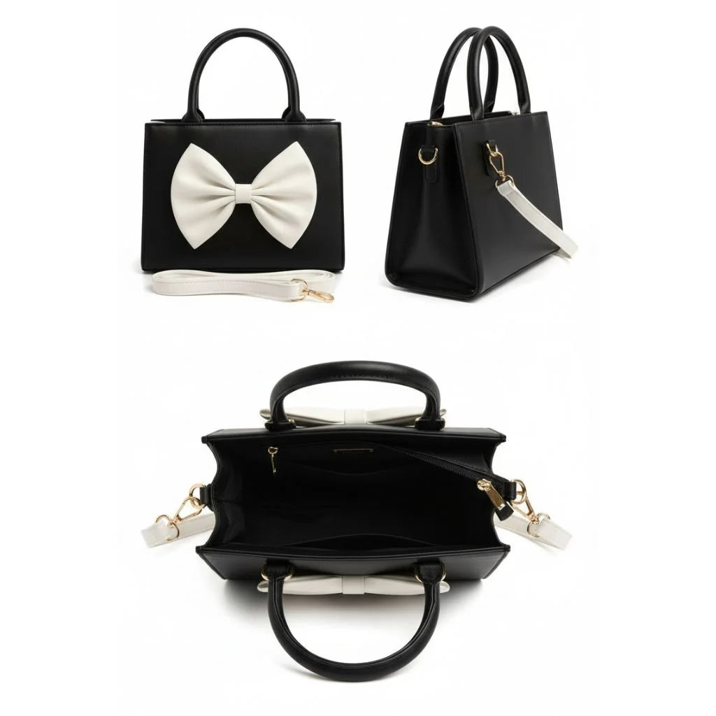 Belleza Bow Structured Satchel