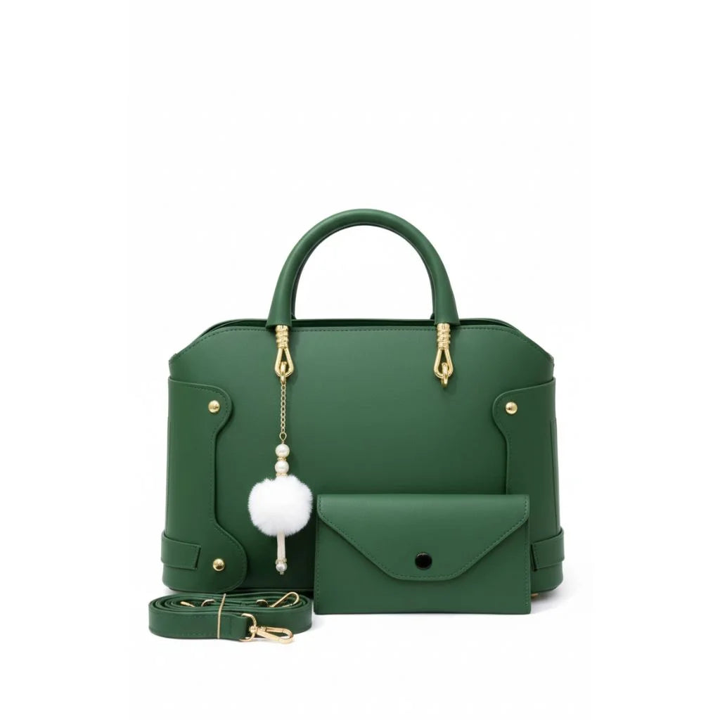 Elegant Dome Satchel Handbag
