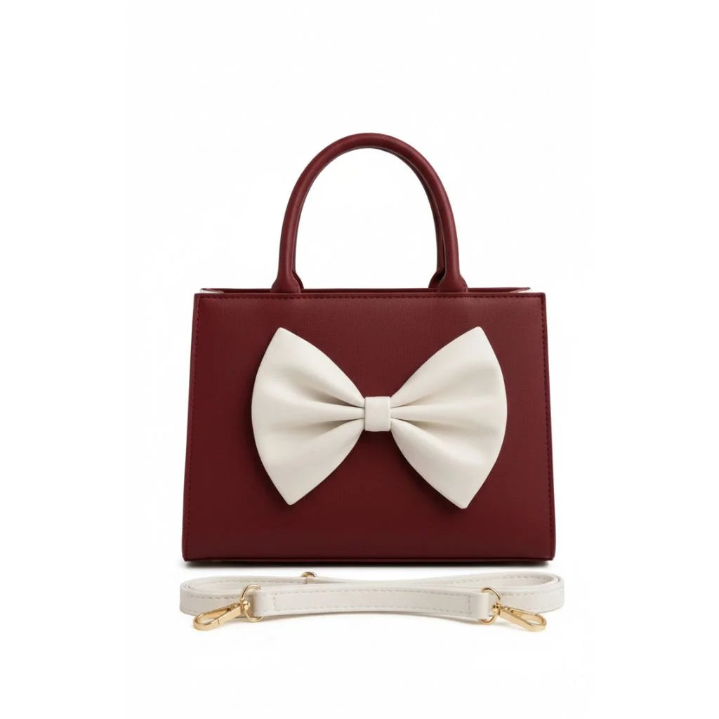 Belleza Bow Structured Satchel