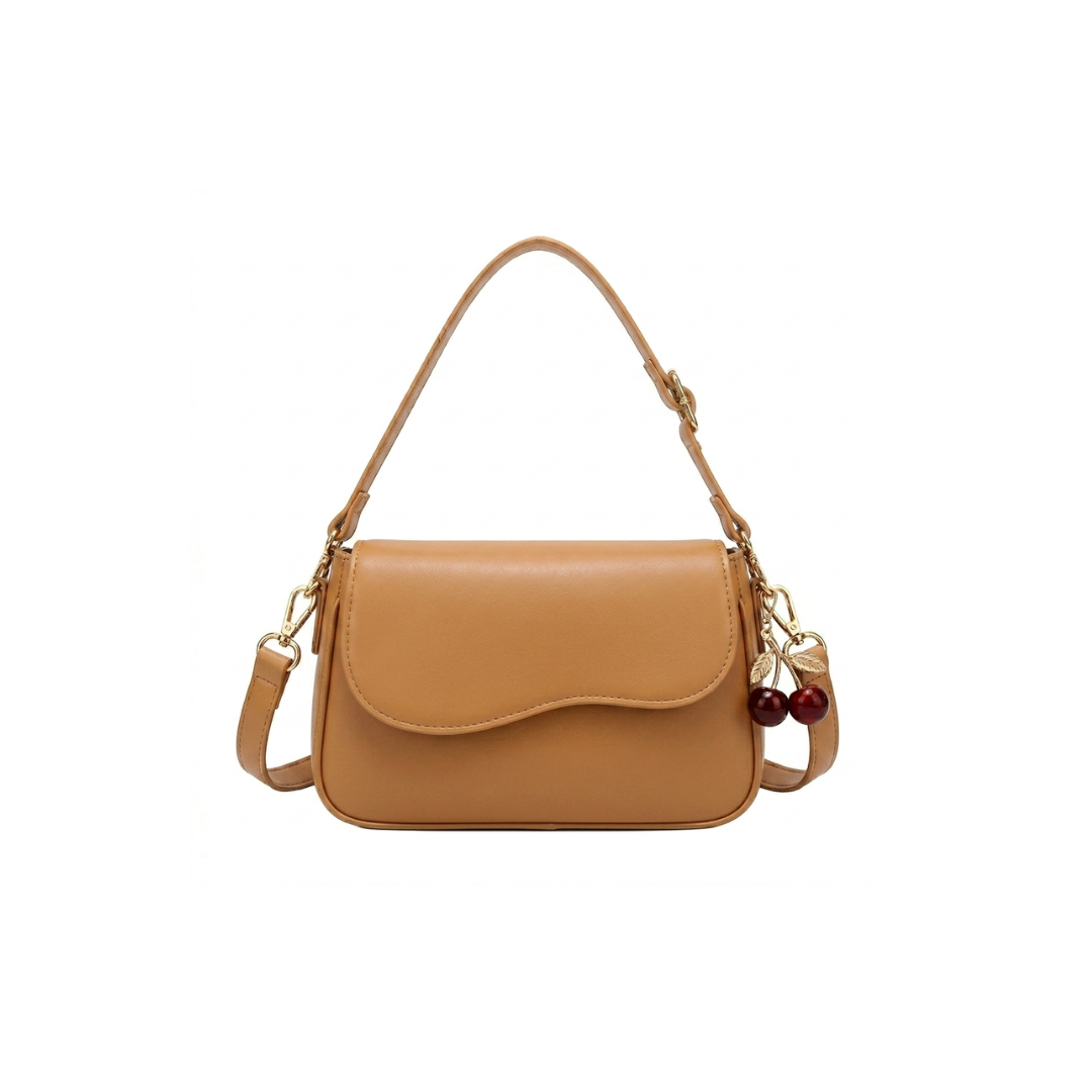 Amour Curved Flap Crossbody Bag