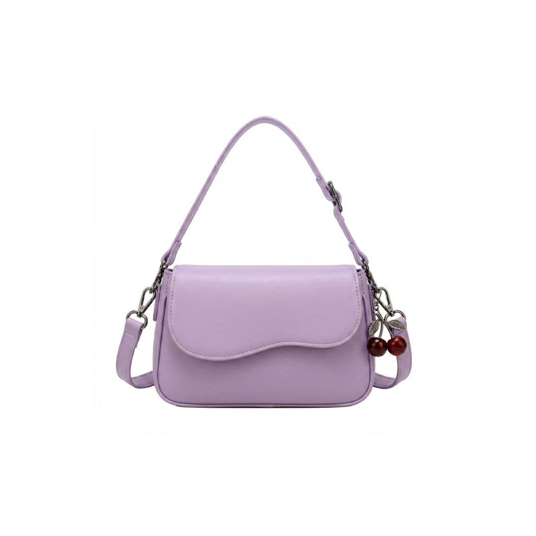 Amour Curved Flap Crossbody Bag