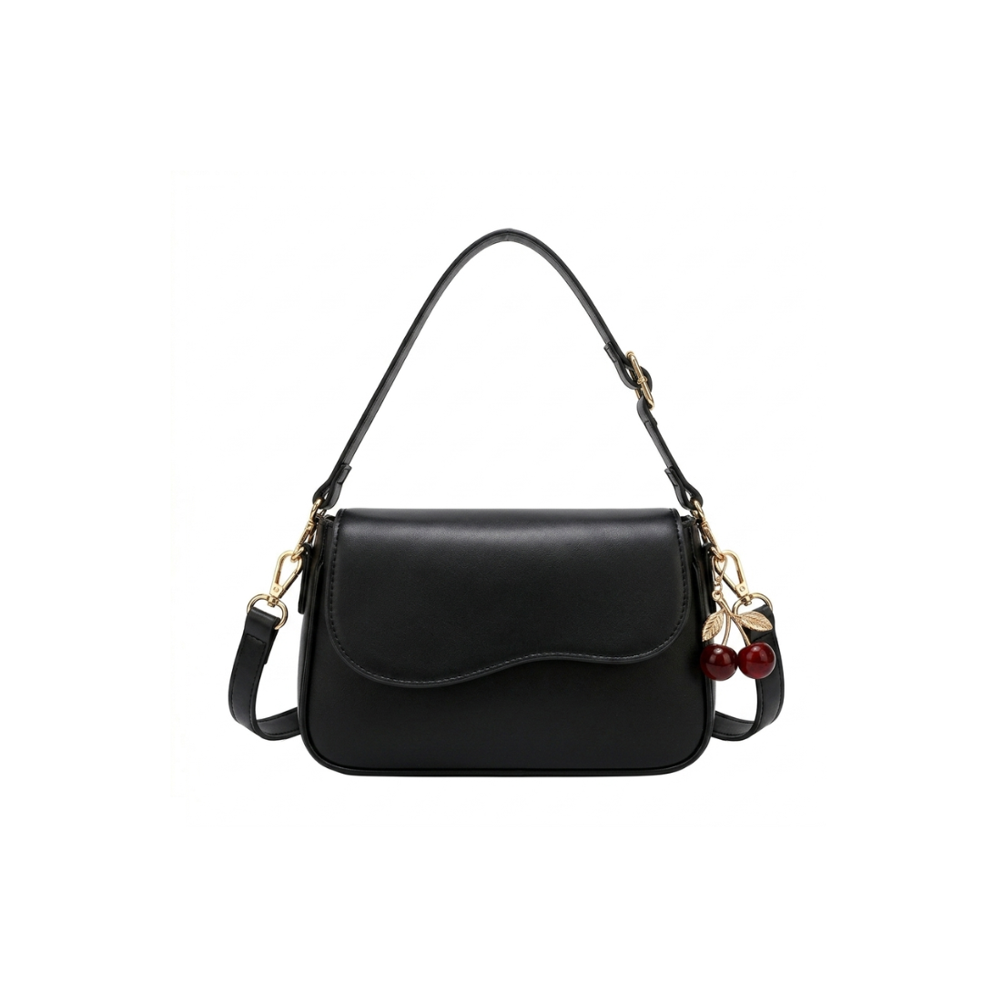 Amour Curved Flap Crossbody Bag