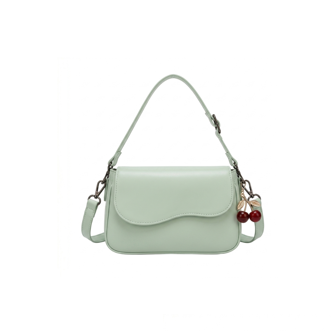 Amour Curved Flap Crossbody Bag