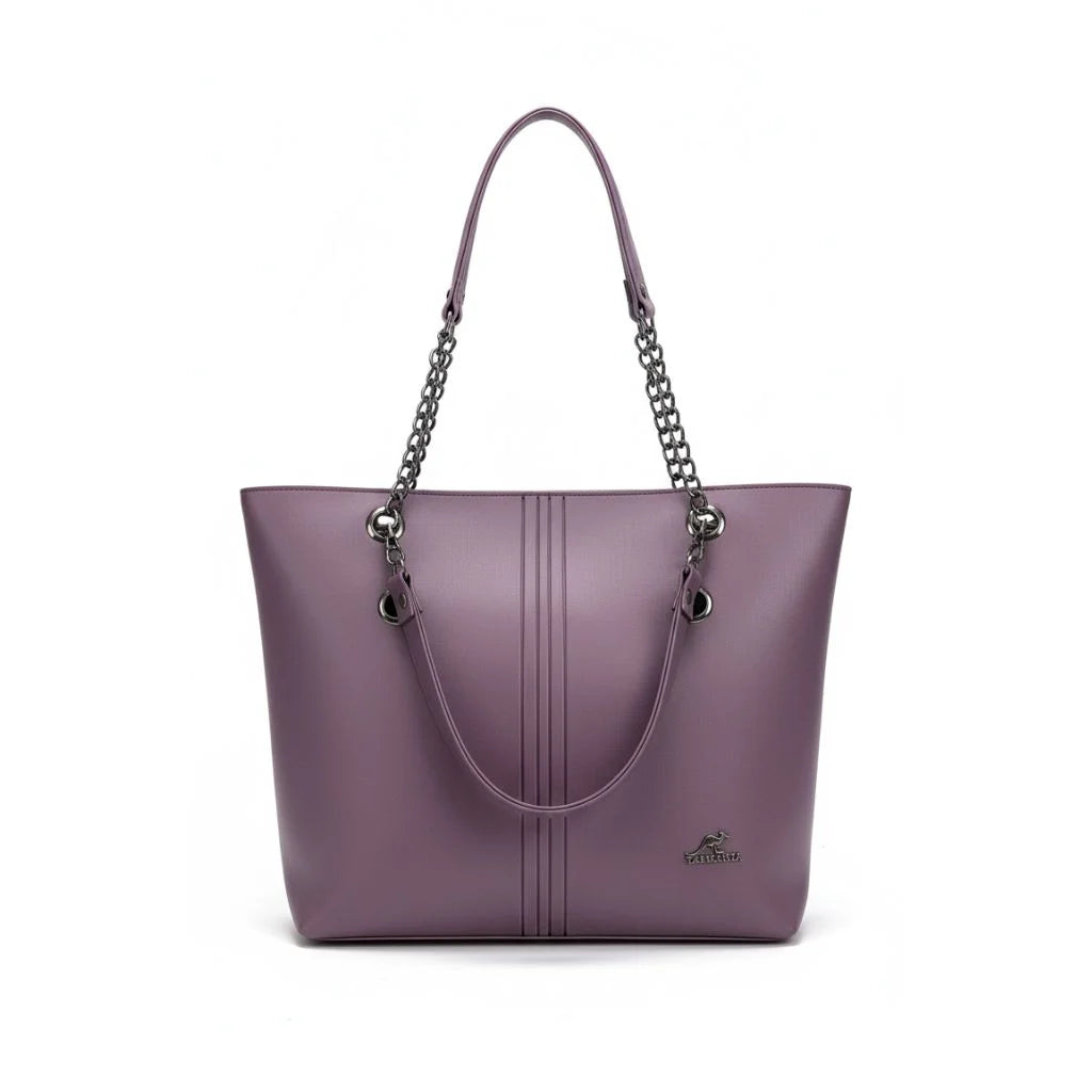 Sage Chain Elegance Tote