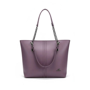 Sage Chain Elegance Tote