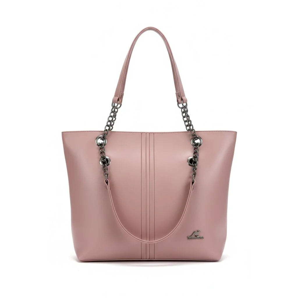 Sage Chain Elegance Tote