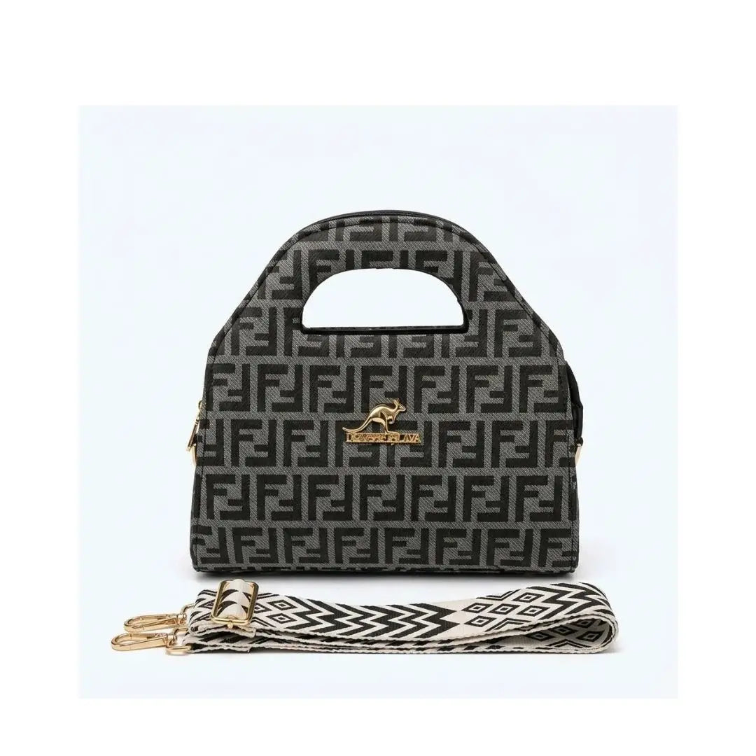 Aurelle Monogram Dome Satchel