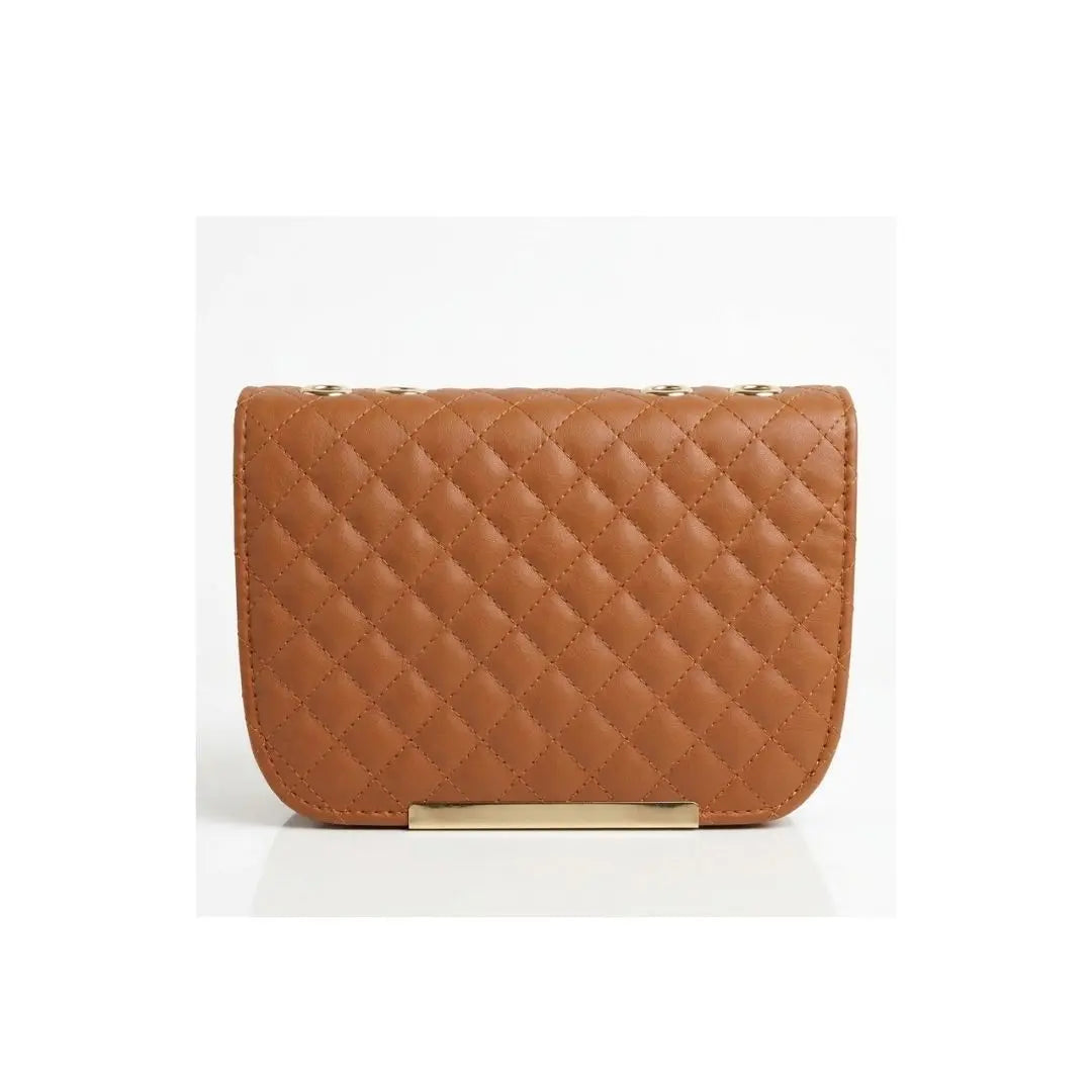Valentina Quilted Chain Shoulder Bag