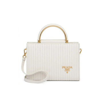 Luxe Line Mini Structured Top Handle Bag
