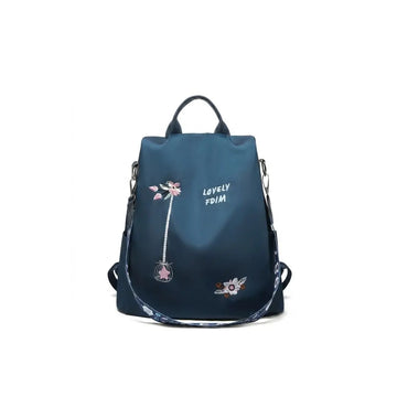 Floral Elegance Convertible Tote Backpack