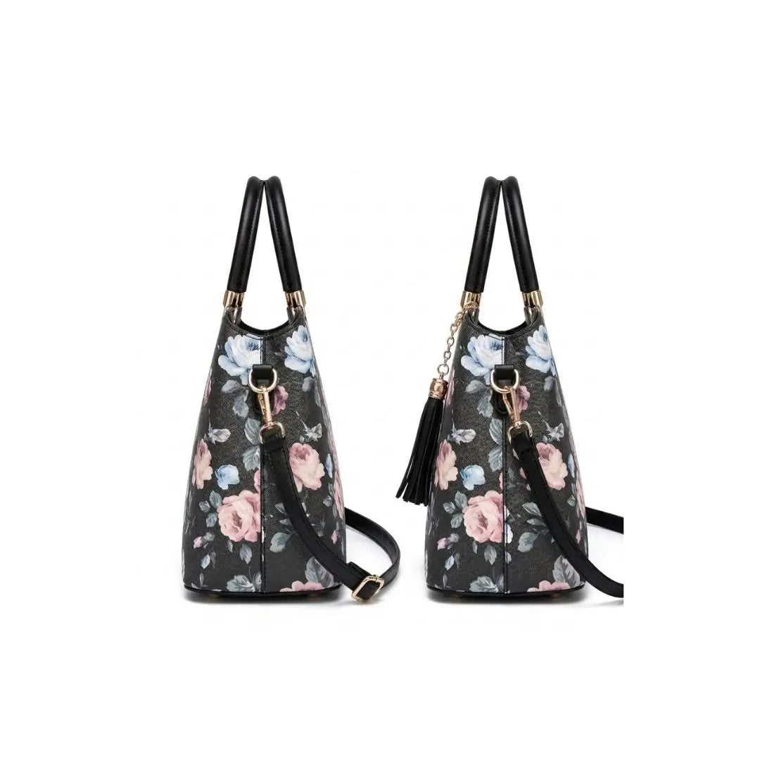 Flora Vogue Signature Floral Satchel