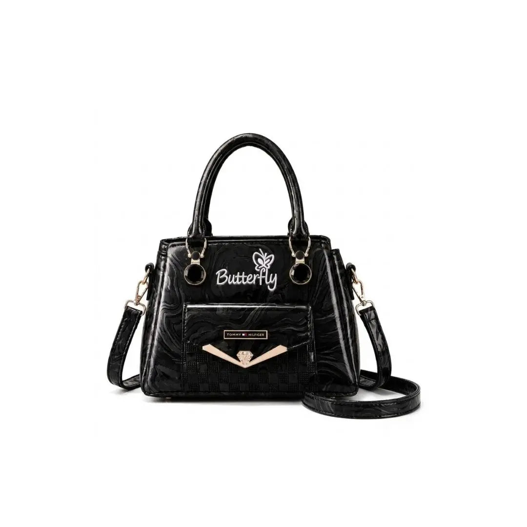 Butterfly Luxe Structured Satchel