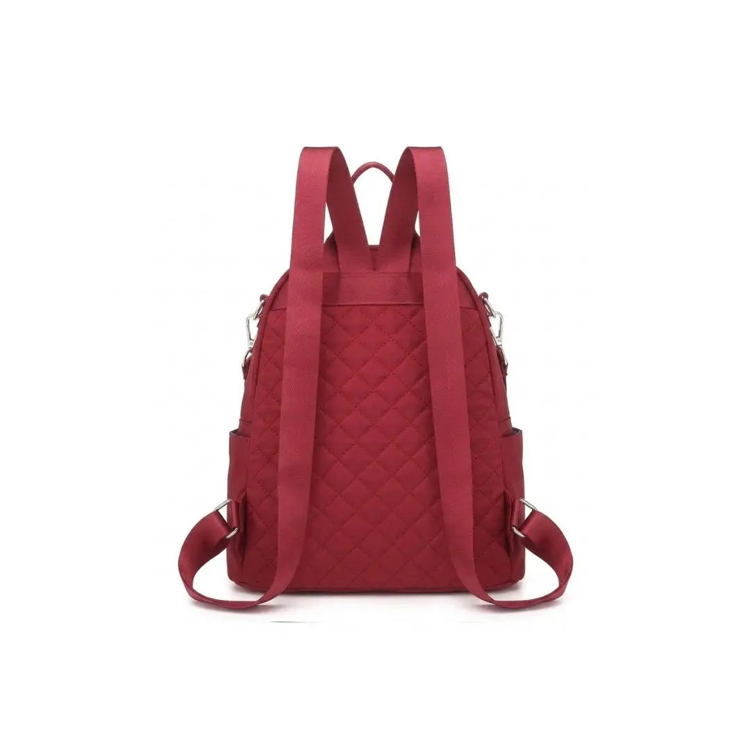 Ruby Quilted Urban Charm Backpack