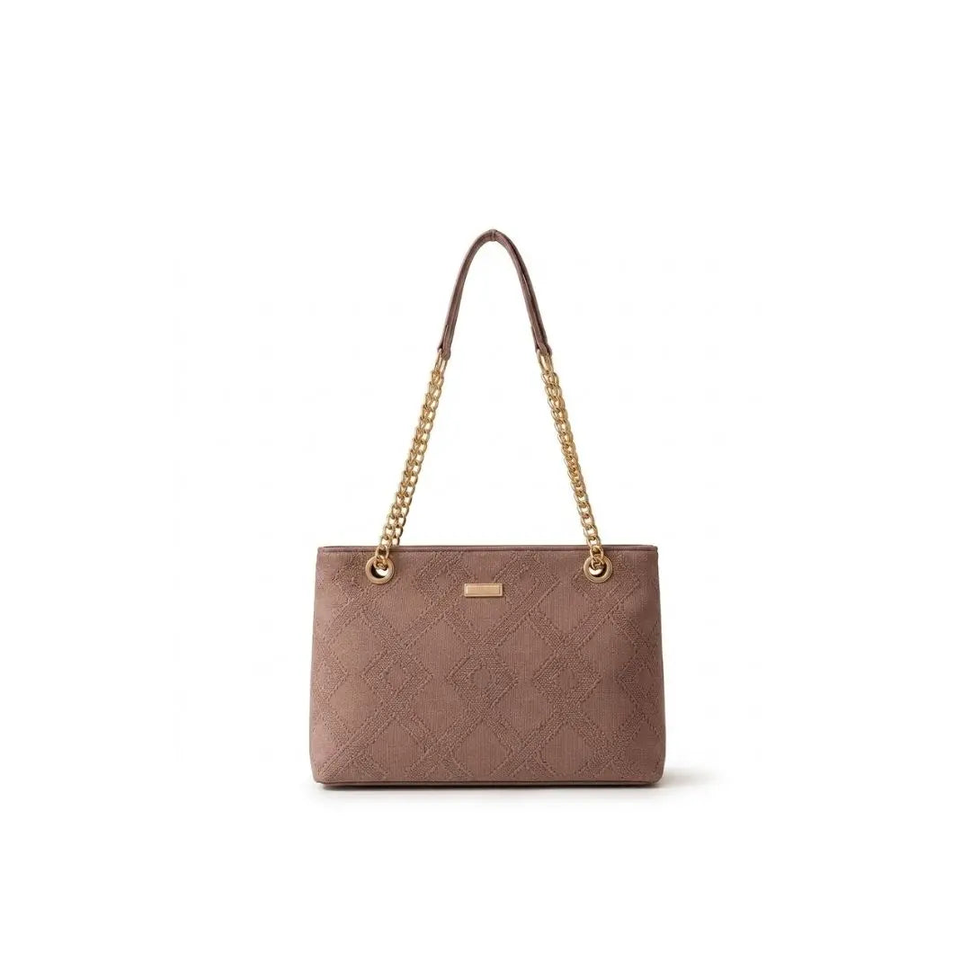Aurelia Luxe Chain Tote Handbag