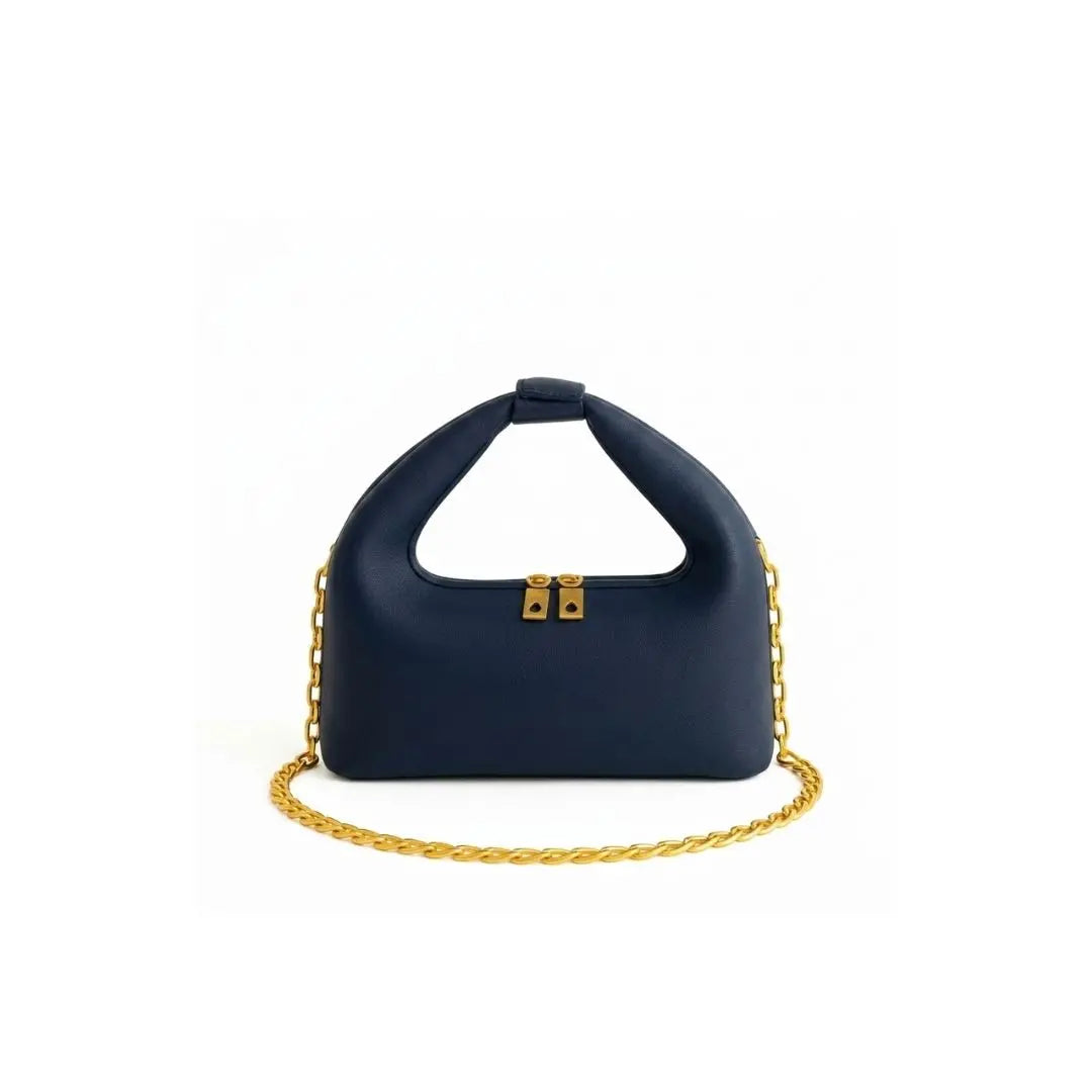 Aurelia Luxe Mini Hobo Chain Shoulder Bag