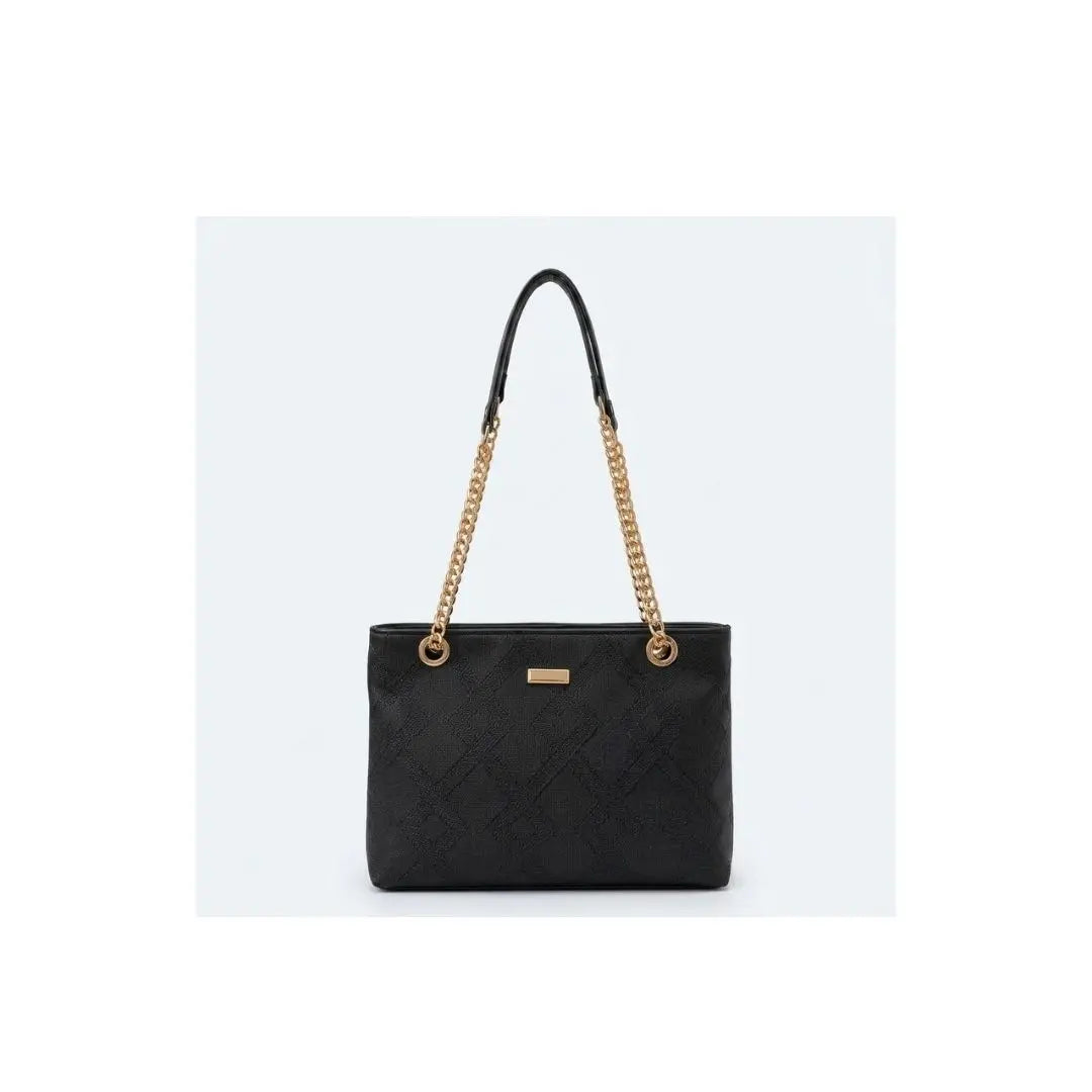 Aurelia Luxe Chain Tote Handbag