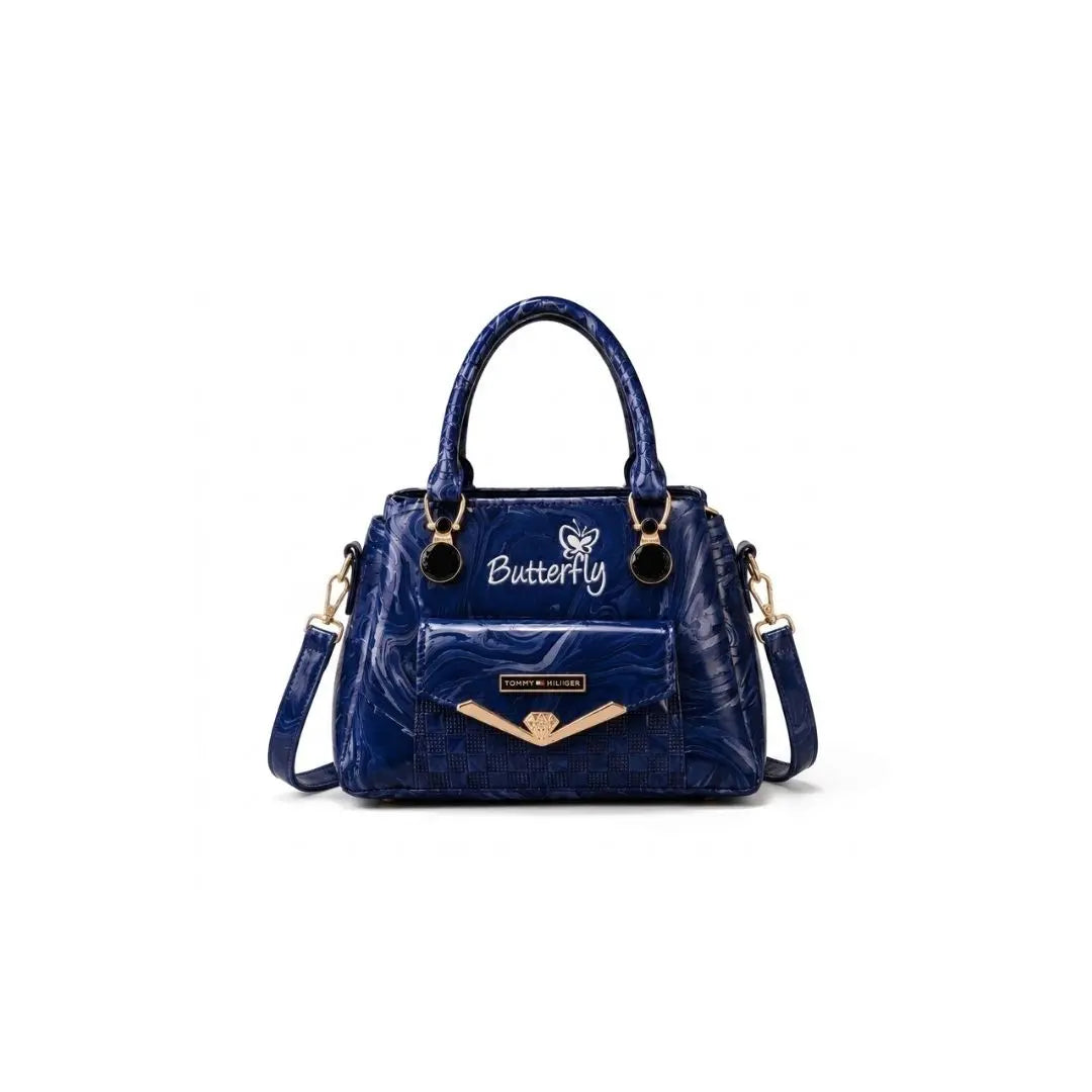 Butterfly Luxe Structured Satchel