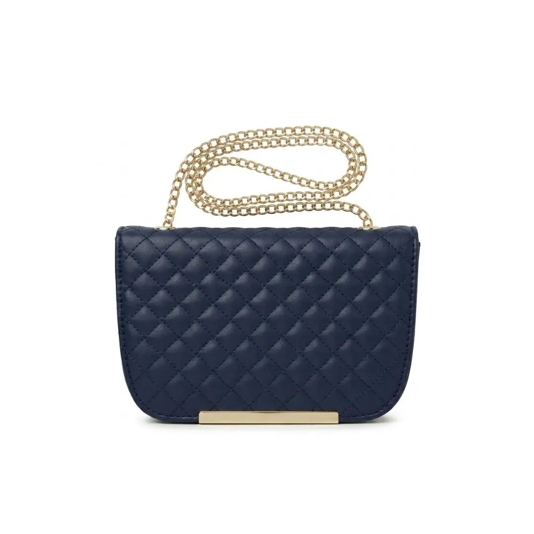 Valentina Quilted Chain Shoulder Bag