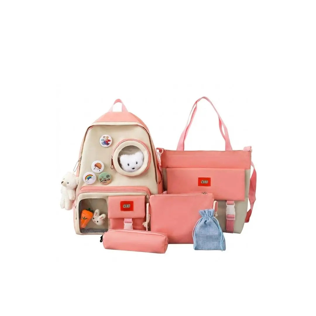 Kawaii Dream Duo Backpack Set with Toys
