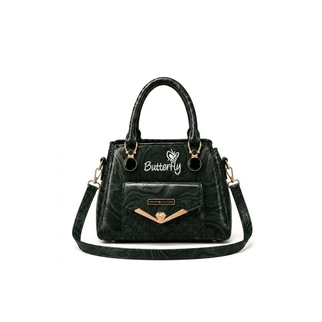 Butterfly Luxe Structured Satchel