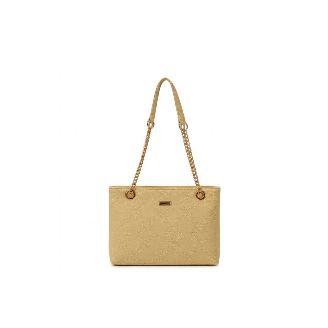 Aurelia Luxe Chain Tote Handbag