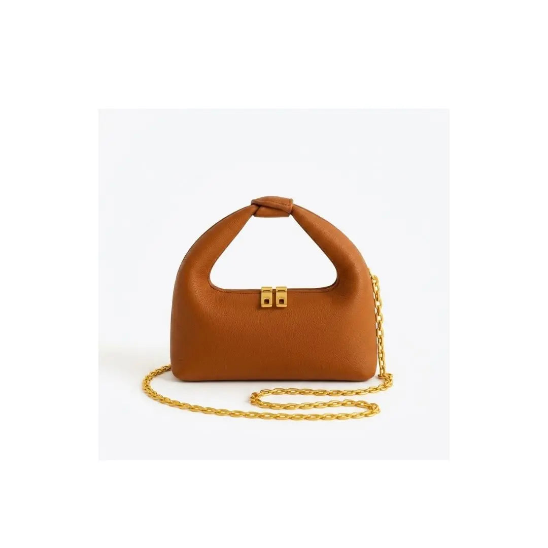 Aurelia Luxe Mini Hobo Chain Shoulder Bag
