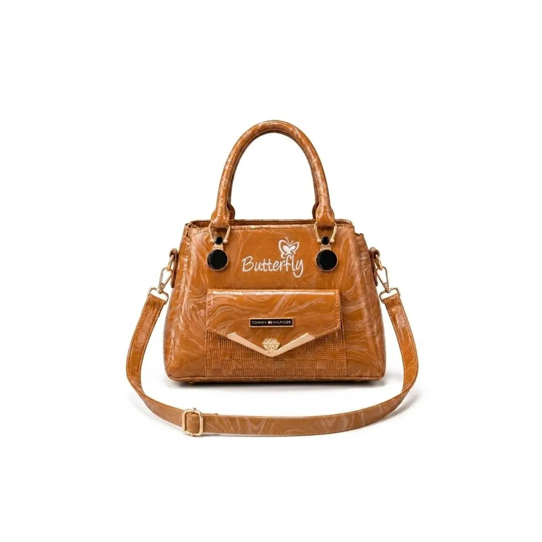 Butterfly Luxe Structured Satchel