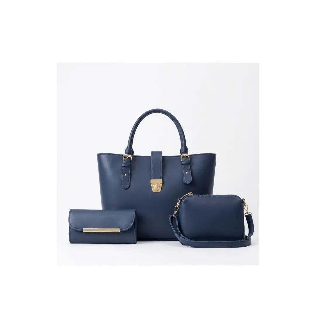 Noir Belle Luxe Handbag Set