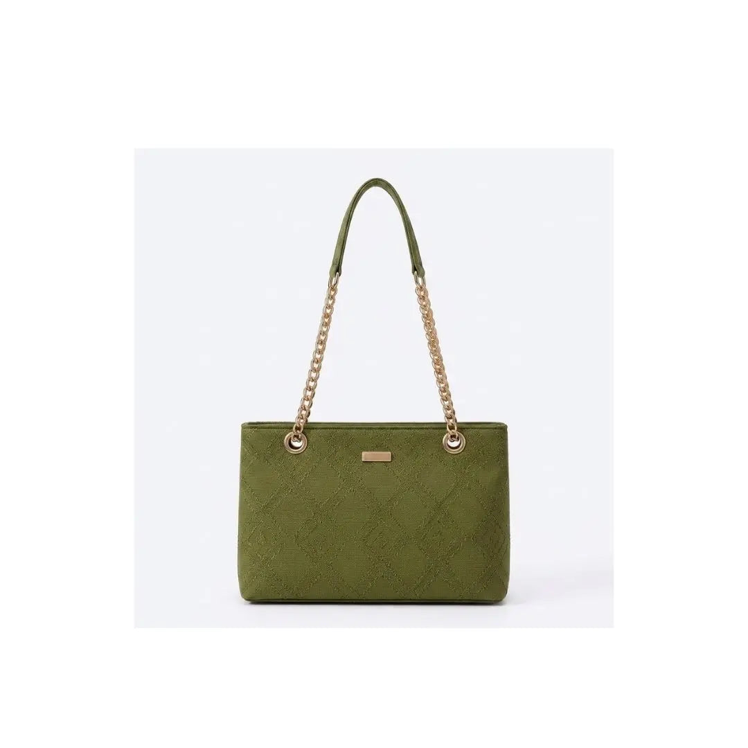 Aurelia Luxe Chain Tote Handbag
