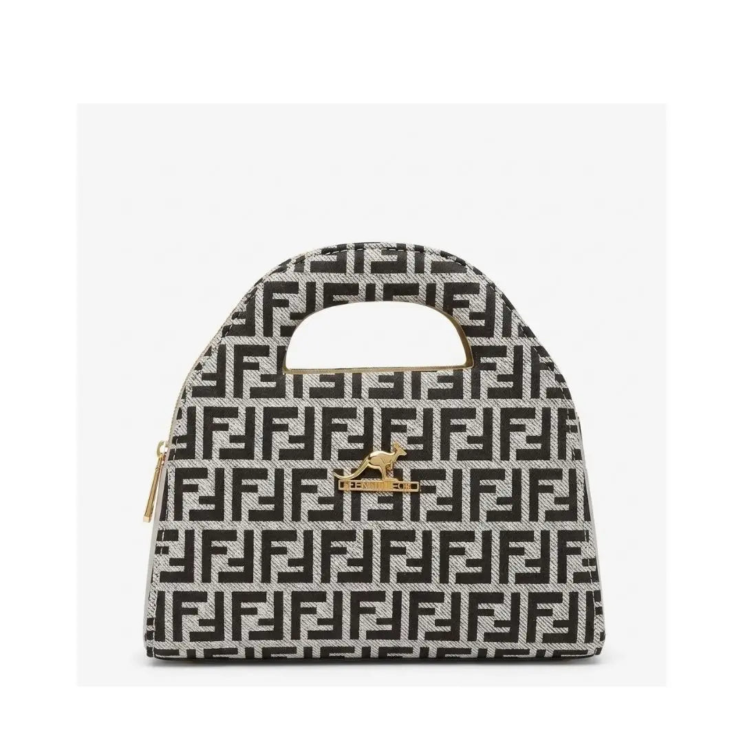 Aurelle Monogram Dome Satchel