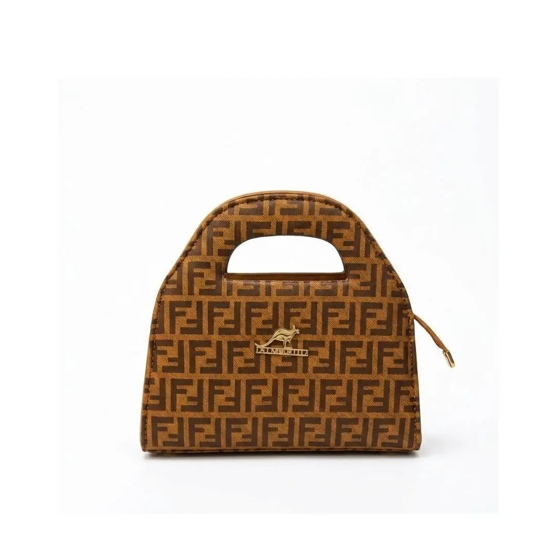 Aurelle Monogram Dome Satchel