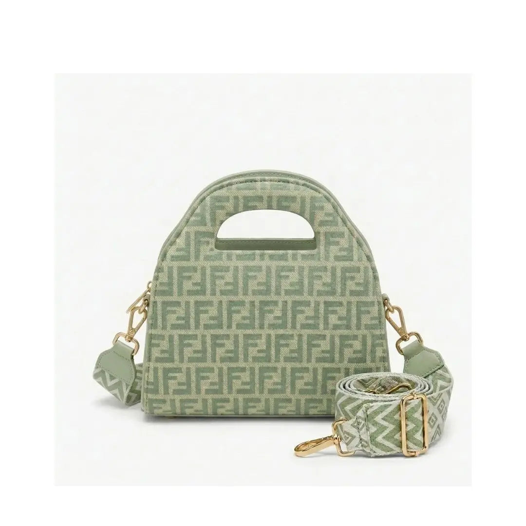 Aurelle Monogram Dome Satchel